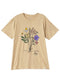 Beige Printed O.S Short - Sleeve Design 17 - Khotwh