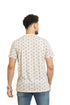 Beige Printed Round T-Shirt Design 1 - Khotwh