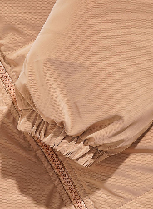 Beige Puffer Jacket 1 - Khotwh