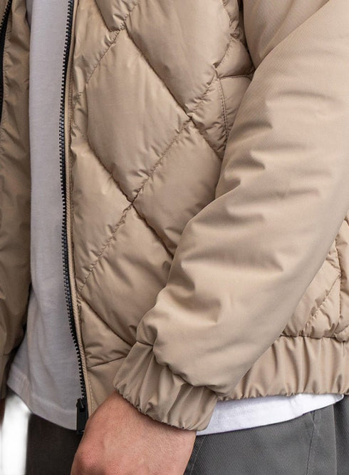 Beige Puffer Jacket 3016 - Khotwh