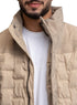 Beige Puffer Jacket 5002 - Khotwh