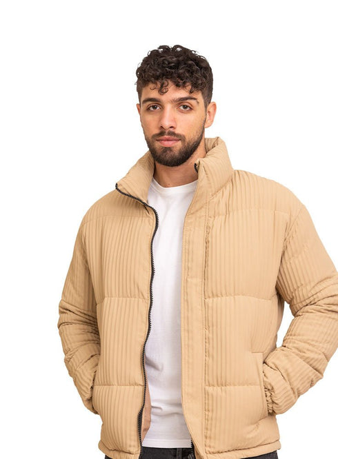 Beige Puffer Jacket 7 - Khotwh