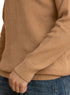 Beige Quarter Zipper Pullover - Khotwh