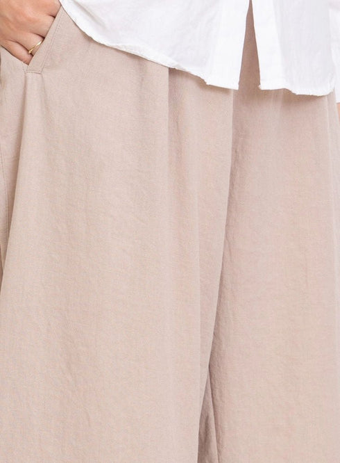 Beige RD - Linen Pant - Khotwh