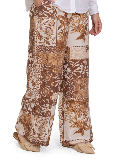Beige RD - Printed Pant - Khotwh