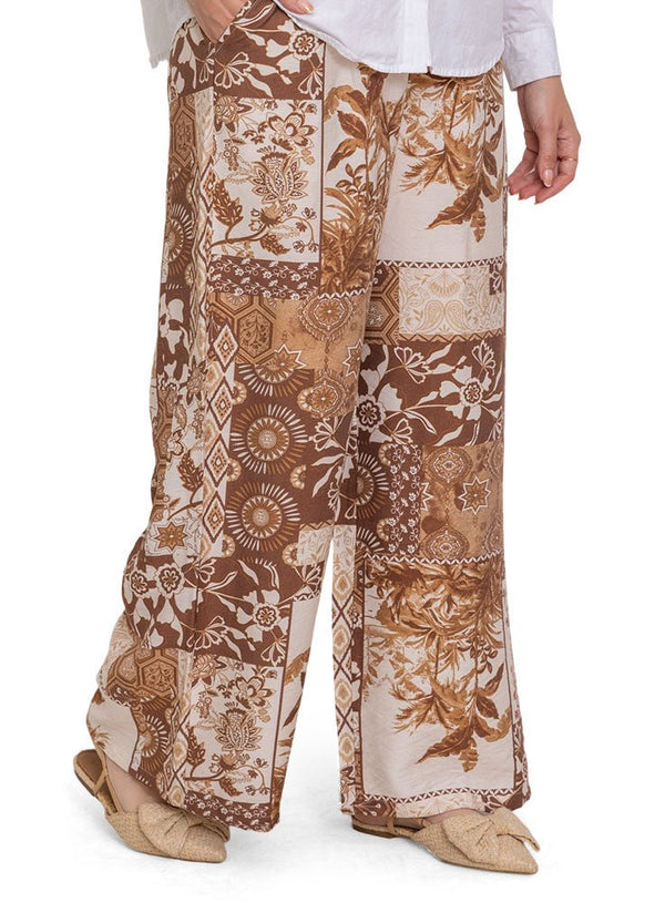 Beige RD - Printed Pant - Khotwh