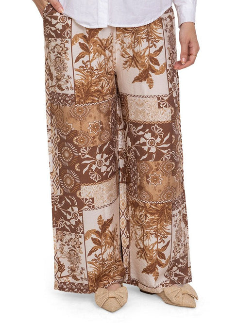 Beige RD - Printed Pant - Khotwh