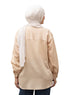 Beige RD - Striped V - Neck Shirt - Khotwh