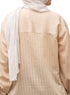 Beige RD - Striped V - Neck Shirt - Khotwh