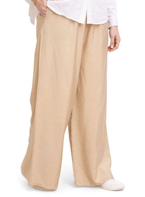 Beige RD - Wide Leg Pant - Khotwh