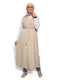 Beige Robe Cut Dress - Khotwh