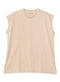 Beige Short Sleeveless - Khotwh
