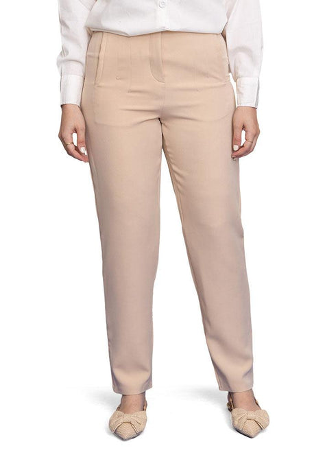 Beige Slim Fit Pant - Khotwh