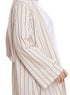 Beige Striped Kimono - Khotwh