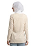 Beige Striped Long - Sleeve - Khotwh