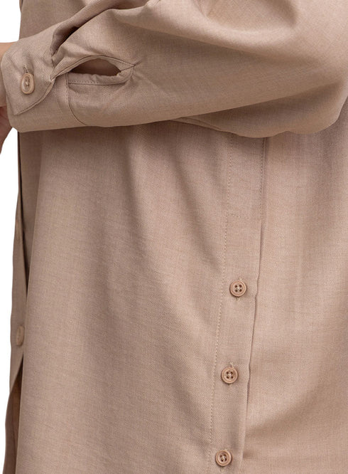 Beige V - Linen Suit - Khotwh