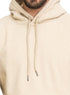 Beige Velvet Hoodie - Khotwh