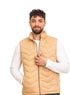 Beige Velvet Vest - Khotwh