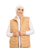 Beige Velvet Vest - Khotwh