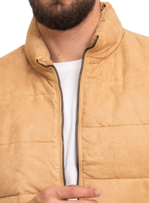 Beige Velvet Vest - Design 1 - Khotwh