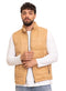 Beige Velvet Vest - Design 1 - Khotwh