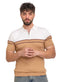 Beige*Off White Design 01019Knit Polo Neck S - T-Shirt - Khotwh