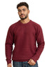 Bergundy Basic Round Pullover - Khotwh