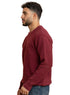 Bergundy Basic Round Pullover - Khotwh