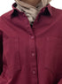 Bergundy Cur - Gabardine Shirt - Khotwh