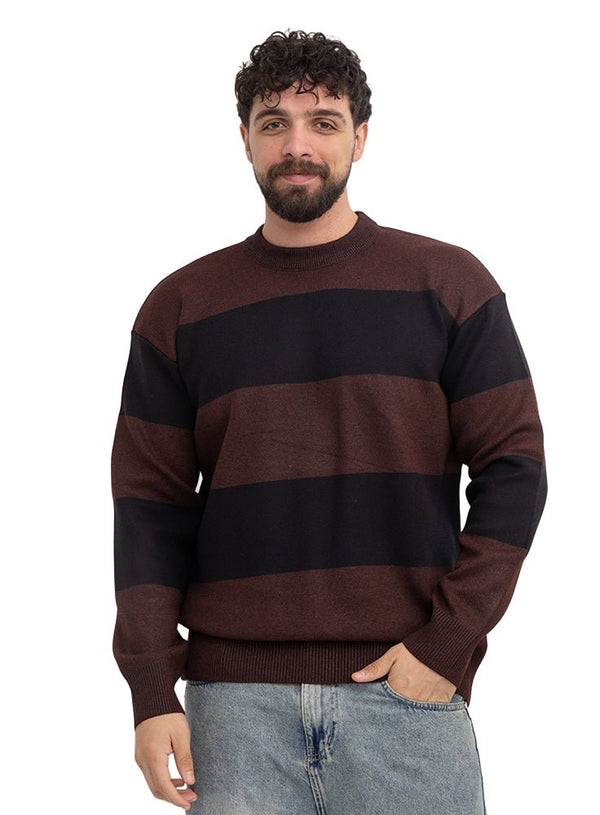 Bergundy Design 586 BS-Basic Pullover - Khotwh