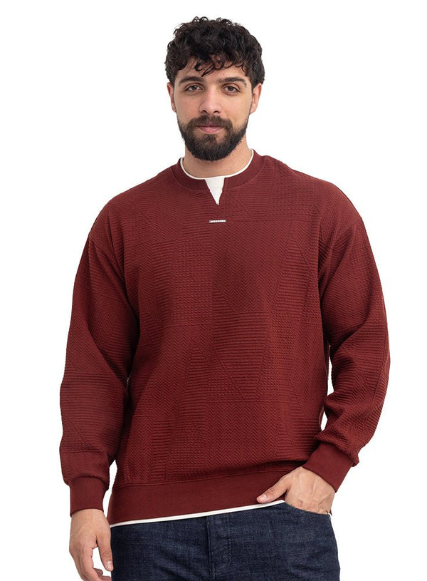 Bergundy Design 7404 MK-SW-Shirt - Khotwh