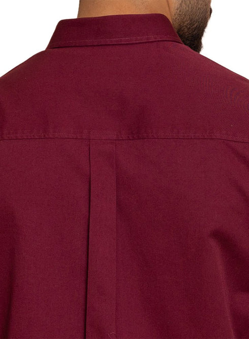 Bergundy Gabardine Shirt - Khotwh