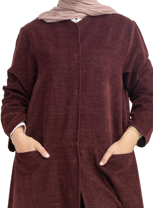Bergundy - GS-capsul dress - Khotwh