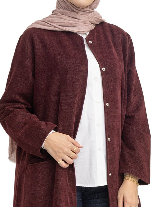 Bergundy - GS-capsul dress - Khotwh