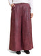 Bergundy Leather Pants - Khotwh
