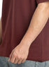 Bergundy NP - Over Size Round T-Shirt - Khotwh