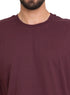 Bergundy O.S Round T-Shirt - Khotwh