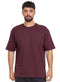 Bergundy O.S Round T-Shirt - Khotwh