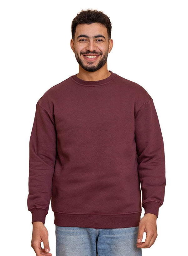 Bergundy Relaxed Sw - Round - Khotwh