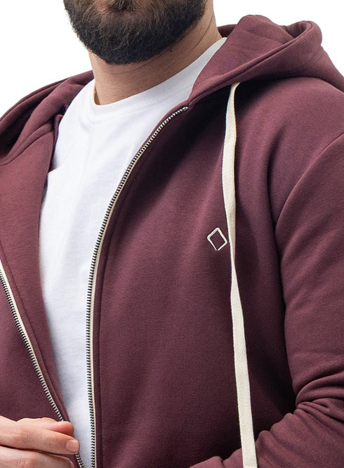 Bergundy SW - Zipper - Khotwh