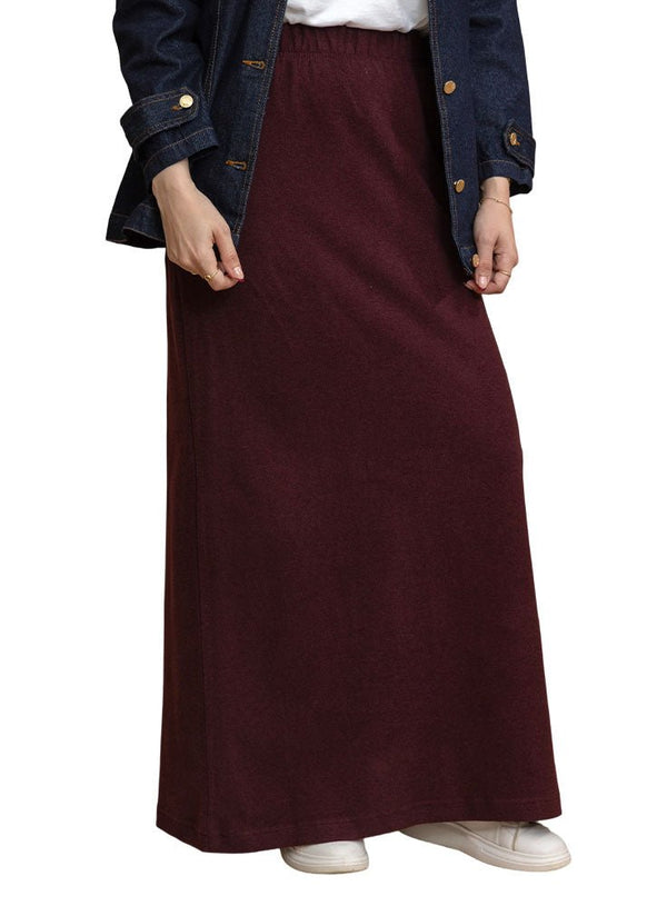 Bergundy W - Skirt - Khotwh