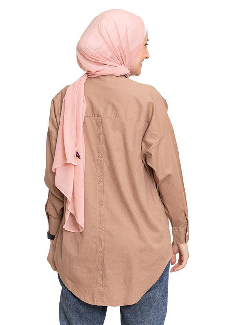 Biscuit Button - Back Shirt - Khotwh