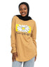 Biscuit Printed Long - Sleeve Design 12 - Khotwh