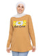 Biscuit Printed Long - Sleeve Design 13 - Khotwh