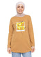 Biscuit Printed Long - Sleeve Design 21 - Khotwh