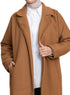 Biscuit RD - Long Feather Coat - Khotwh