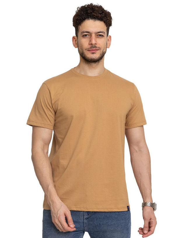 Biscuit Regular Round T-shirt - Khotwh