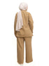 Biscuit Ribbed suit (W) - Khotwh