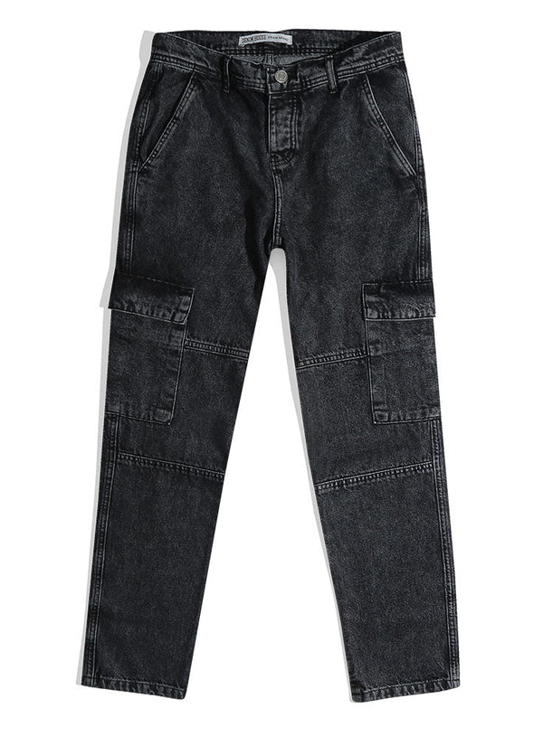 Black 1 Cargo jeans - Khotwh