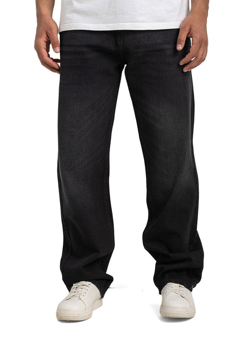 Black 1 D48 - Jeans Wide Leg Pant - Khotwh